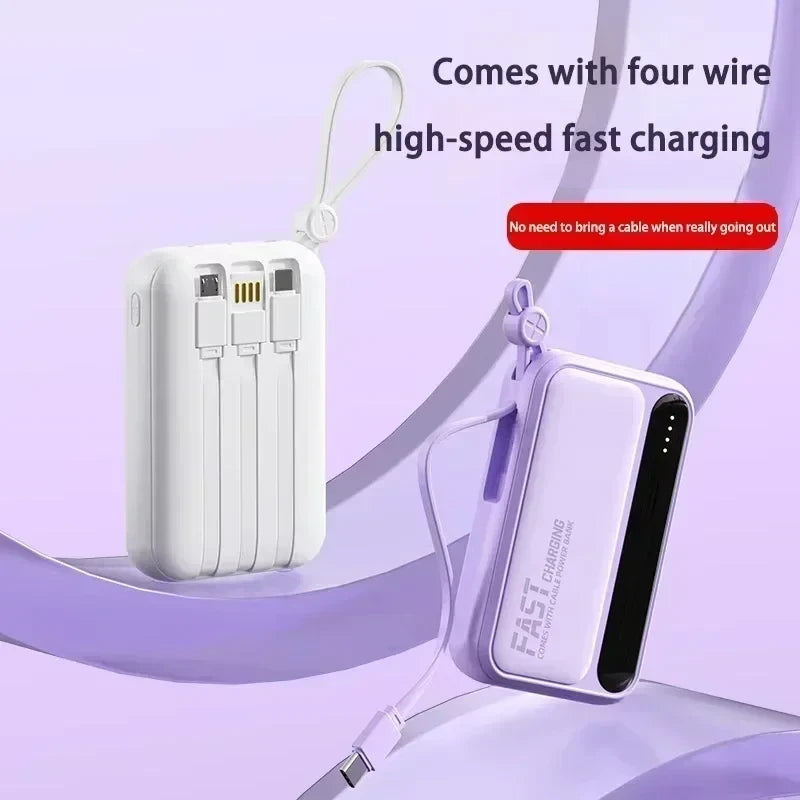 Multi-Cable Portable Power Bank