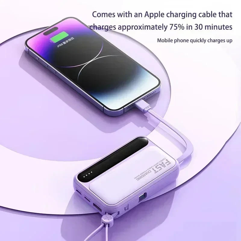 Multi-Cable Portable Power Bank