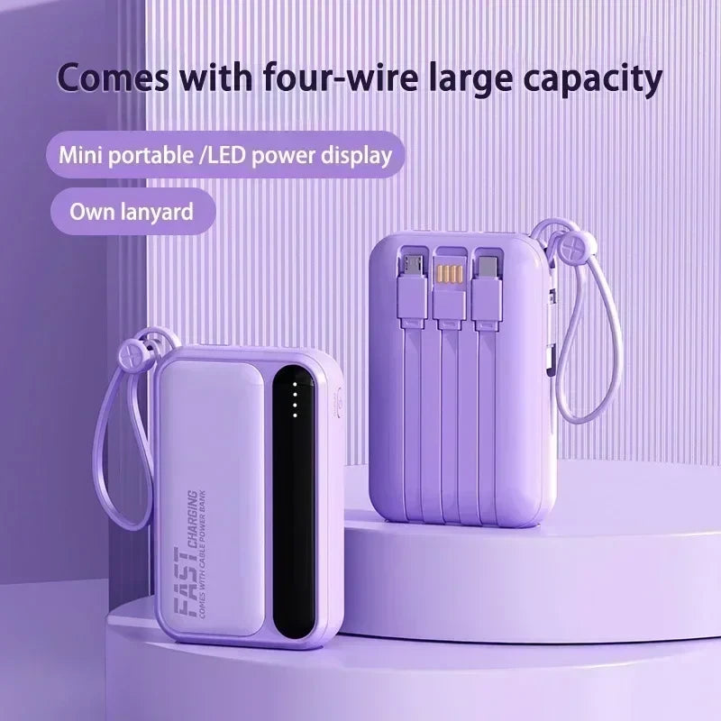 Multi-Cable Portable Power Bank