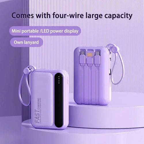 Multi-Cable Portable Power Bank