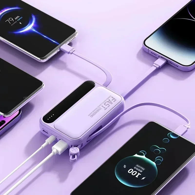 Multi-Cable Portable Power Bank
