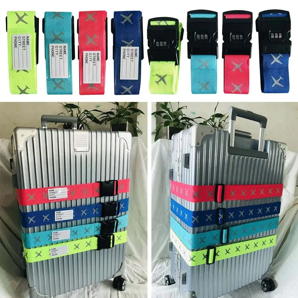 Adjustable Password Lock Luggage Strap