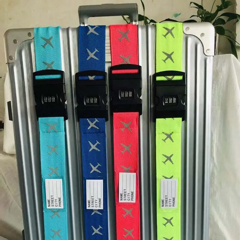 Adjustable Password Lock Luggage Strap