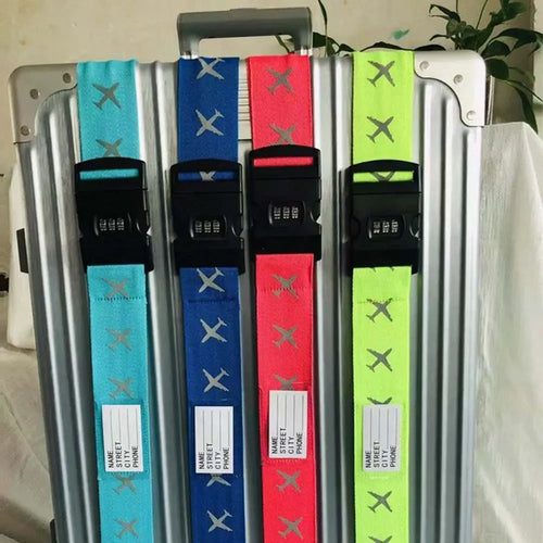 Adjustable Password Lock Luggage Strap