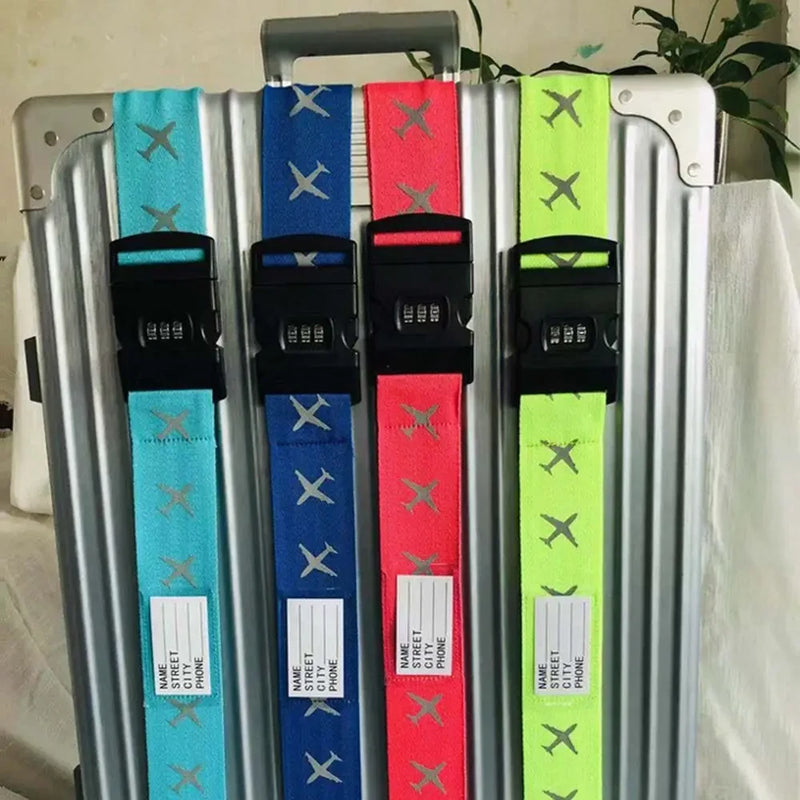 Adjustable Password Lock Luggage Strap