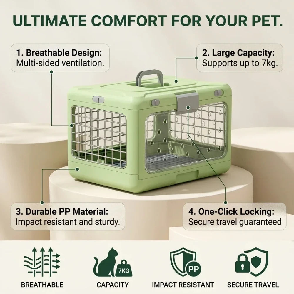 Foldable Portable Pet Travel Carrier
