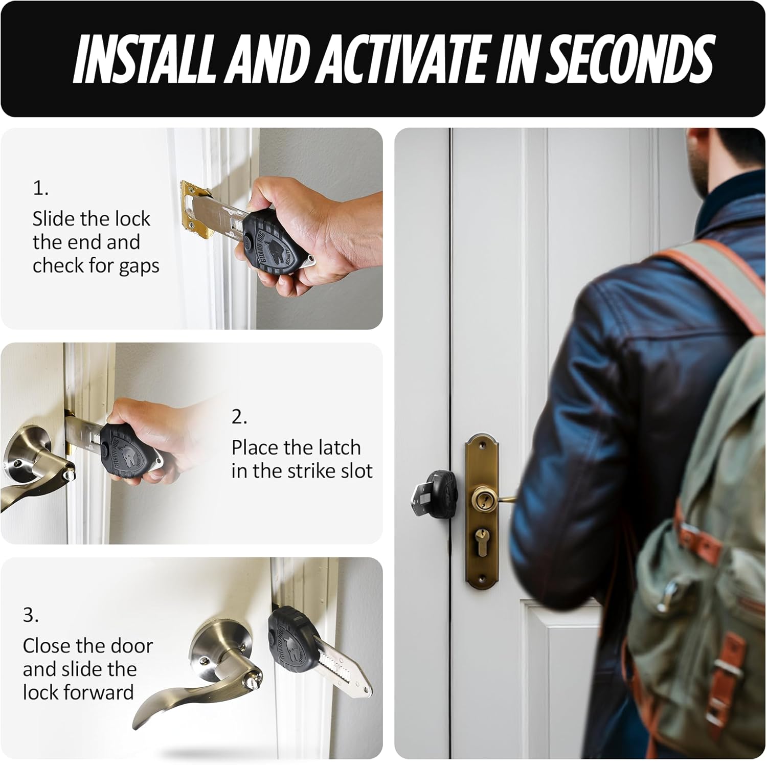Portable Travel Door Lock