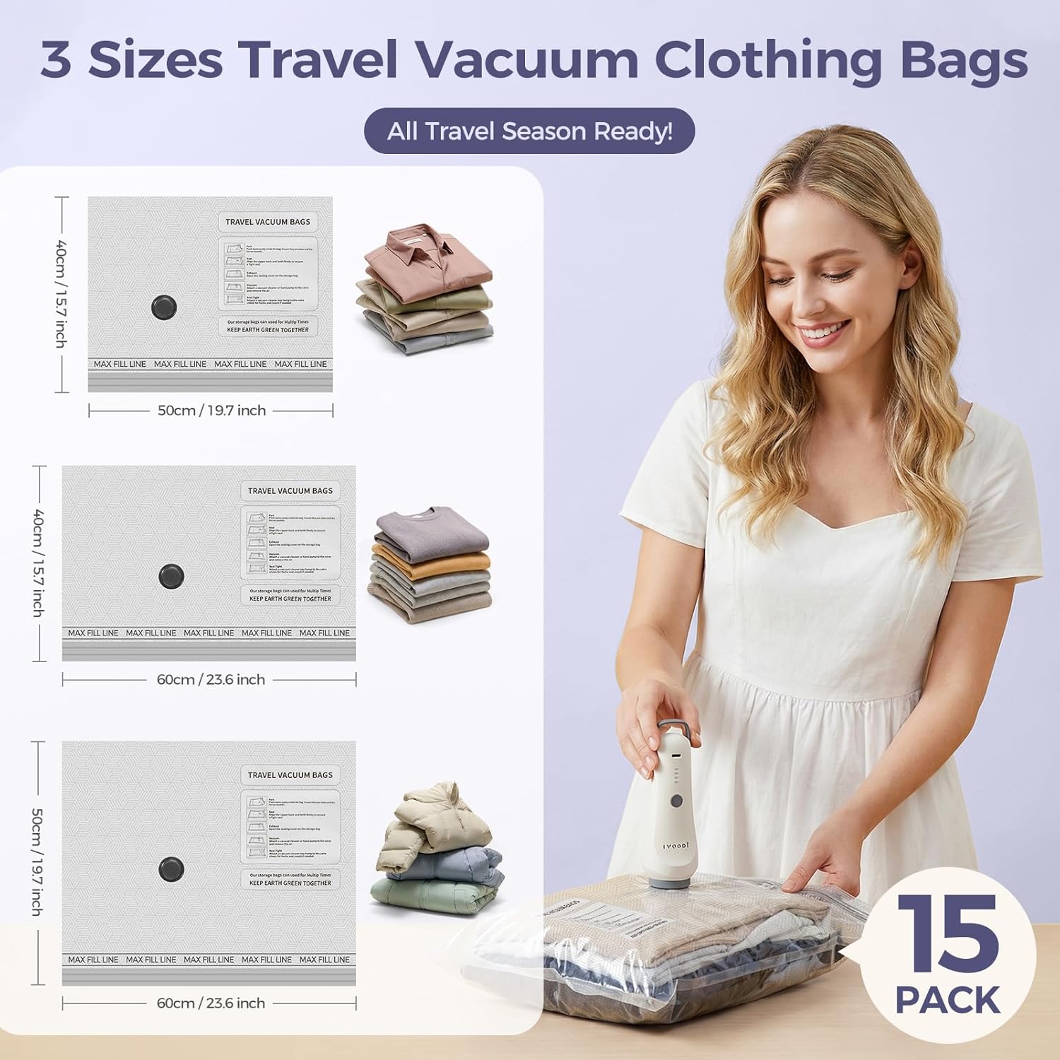 Travel Smart Vacuum Bags