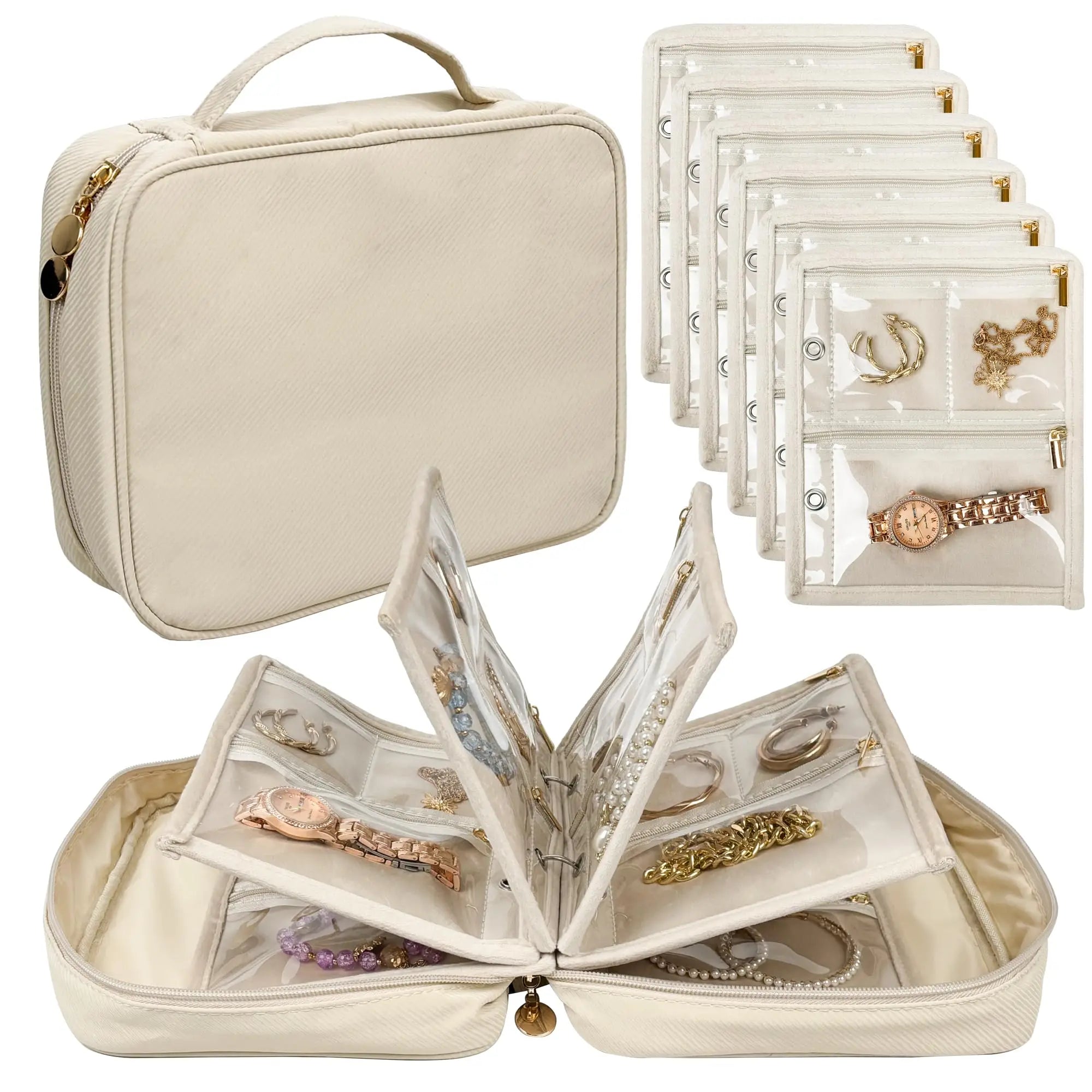 Chic Travel Jewelry Keeper