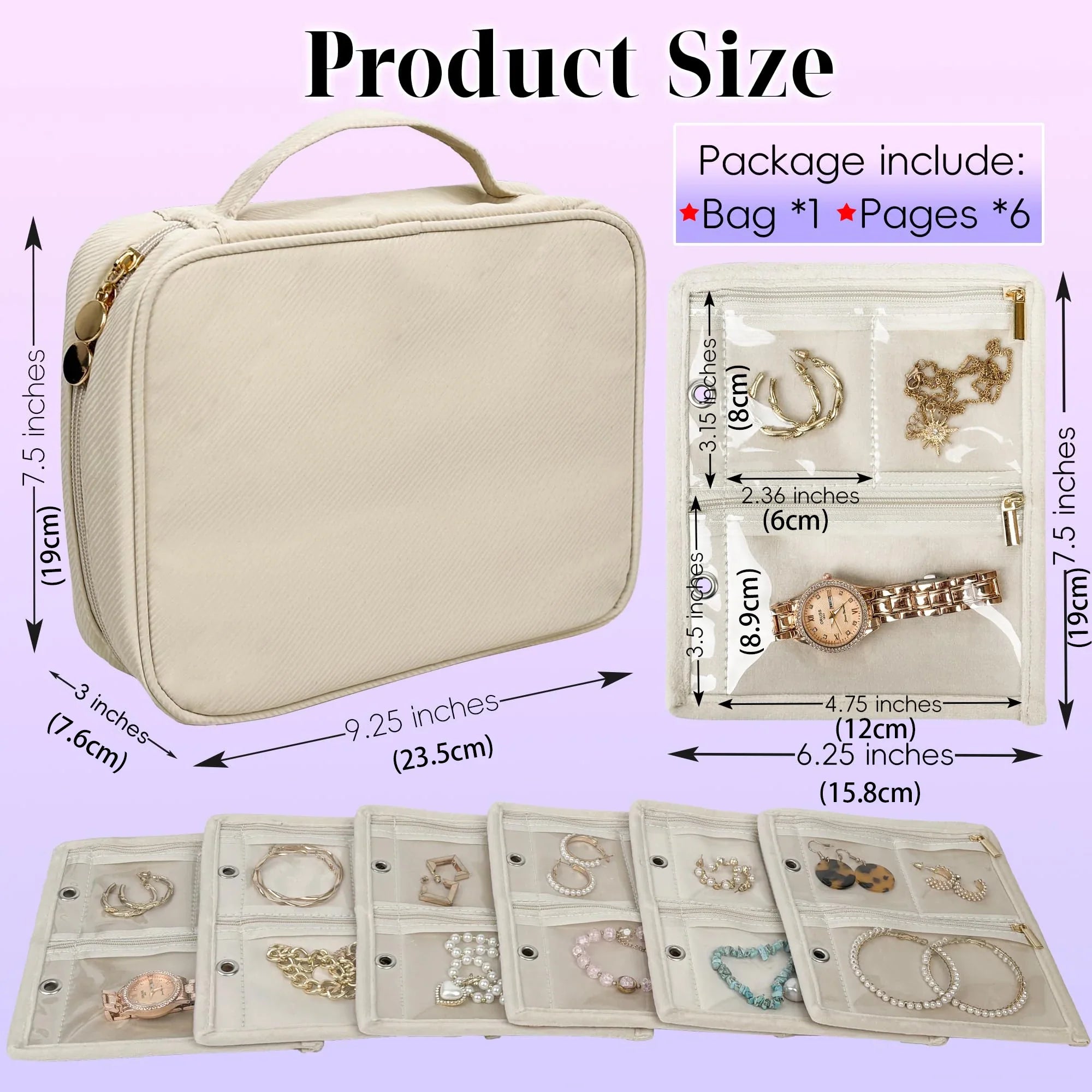 Chic Travel Jewelry Keeper